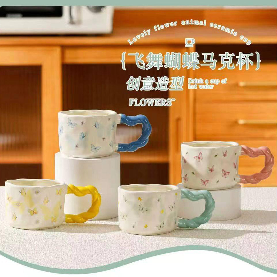 Lovely flower mug