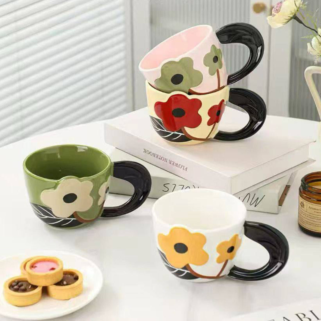 Big flower mug