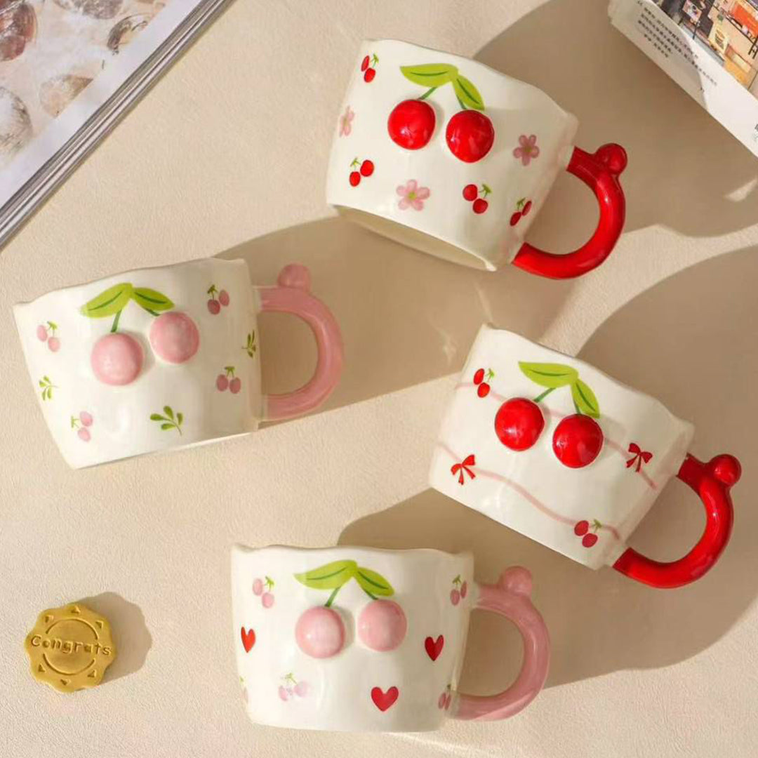 3D cherry mug