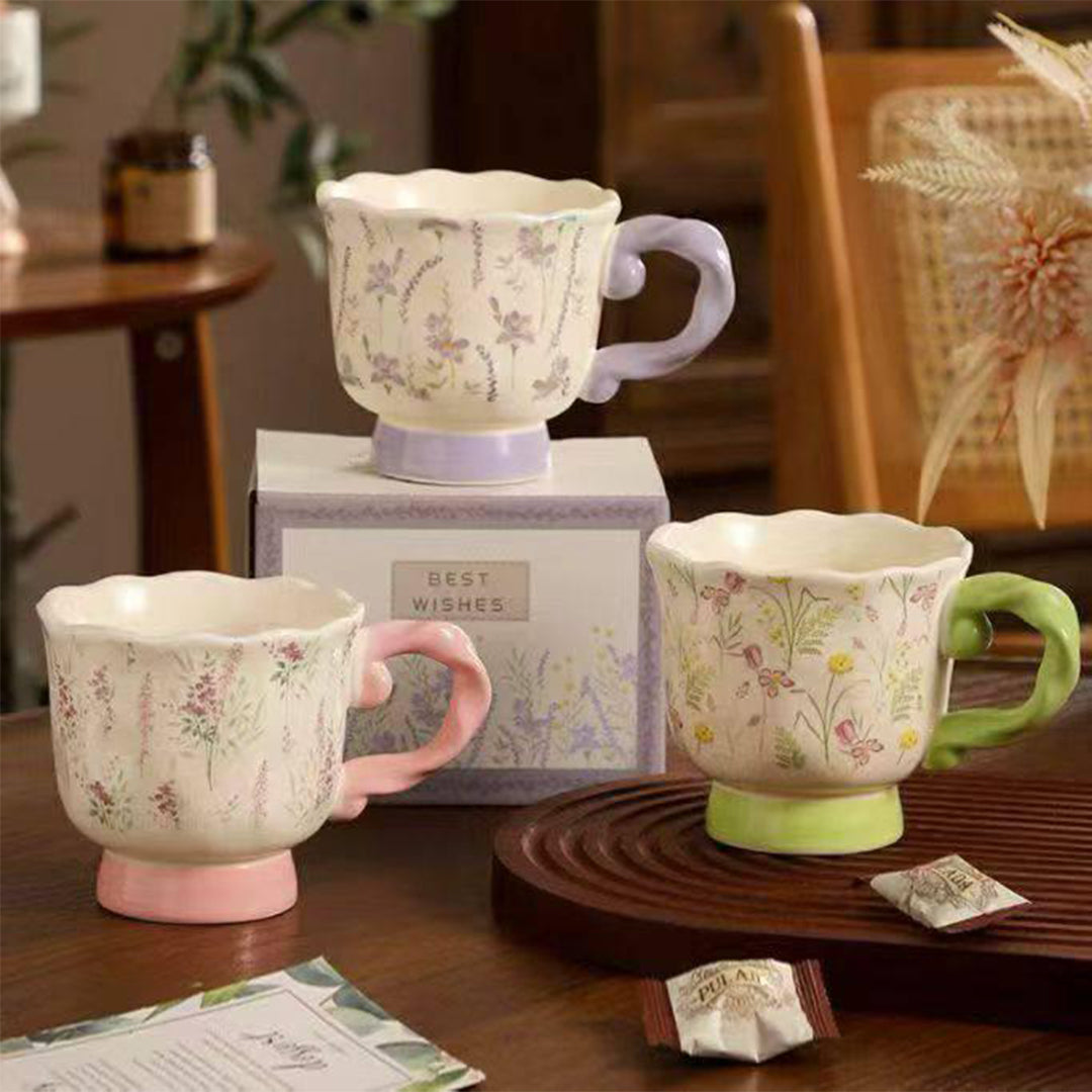 Lovely flower mug