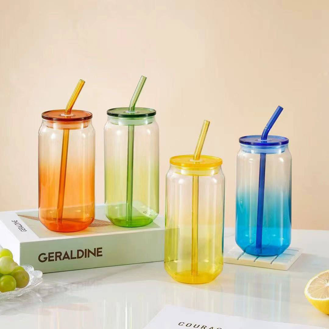 Ice coffee colorful mug