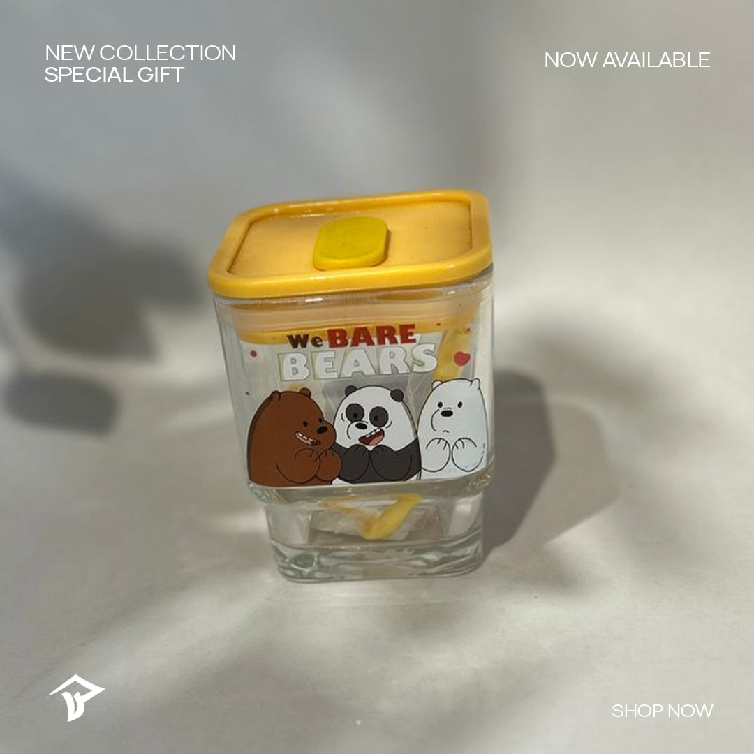 we bare bears glass