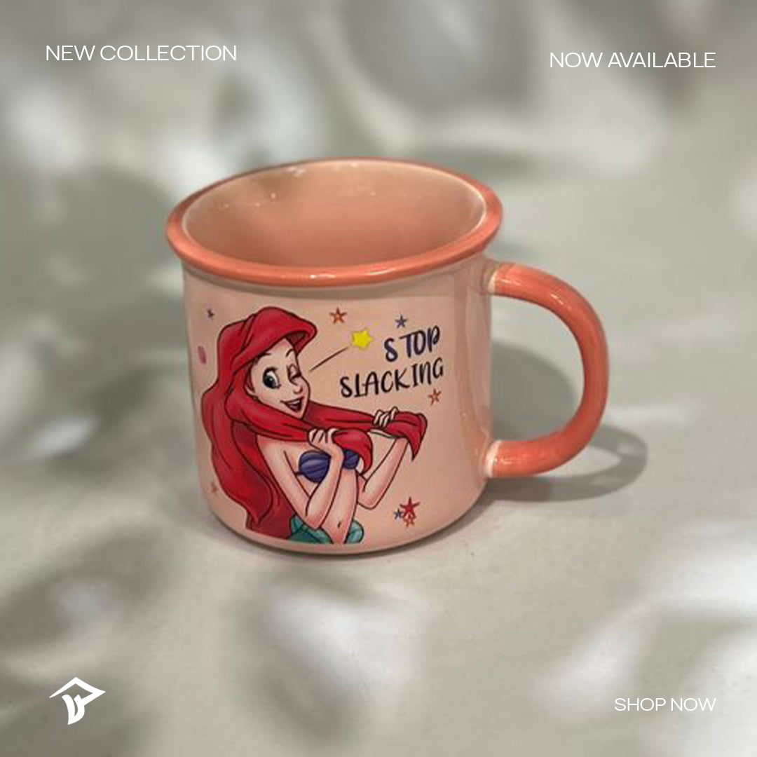Pink Ariel Ceramic Mug