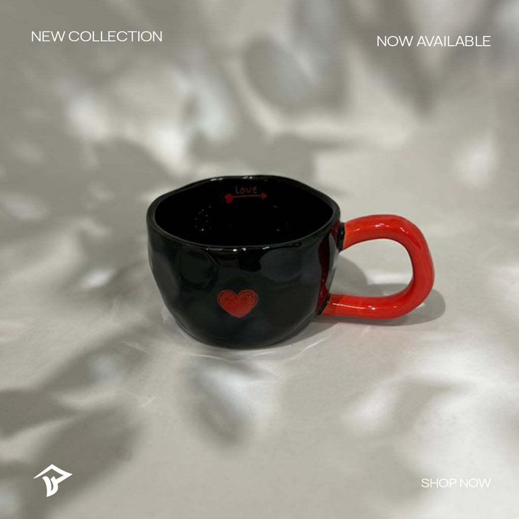 Love Heart  Ceramic Mug Set