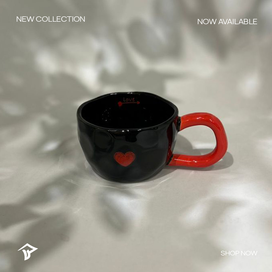 Love Heart  Ceramic Mug Set