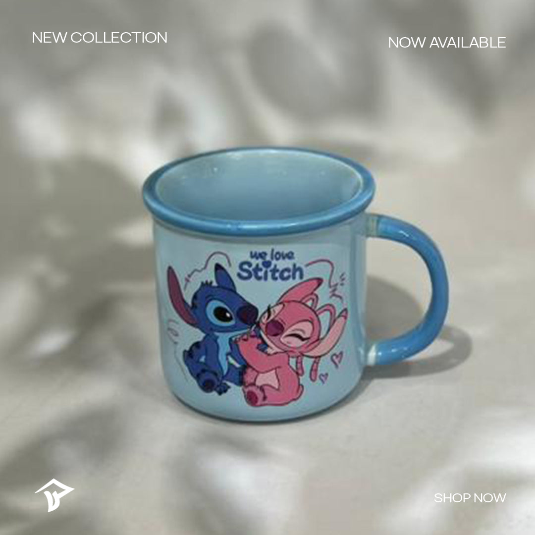 Stitch & Angel  Style Ceramic Mug