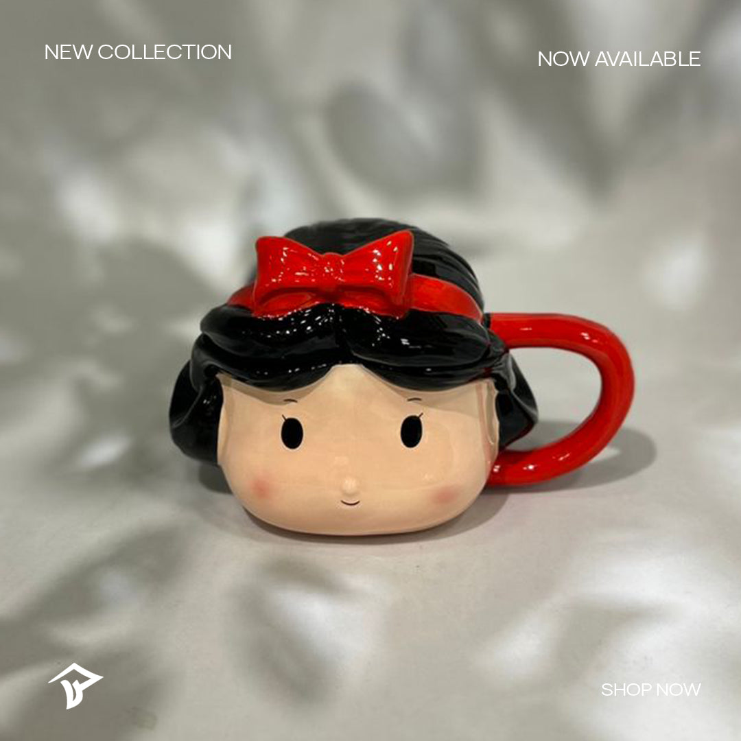 Minnie Mouse 3D Face Lidded Ceramic Mug