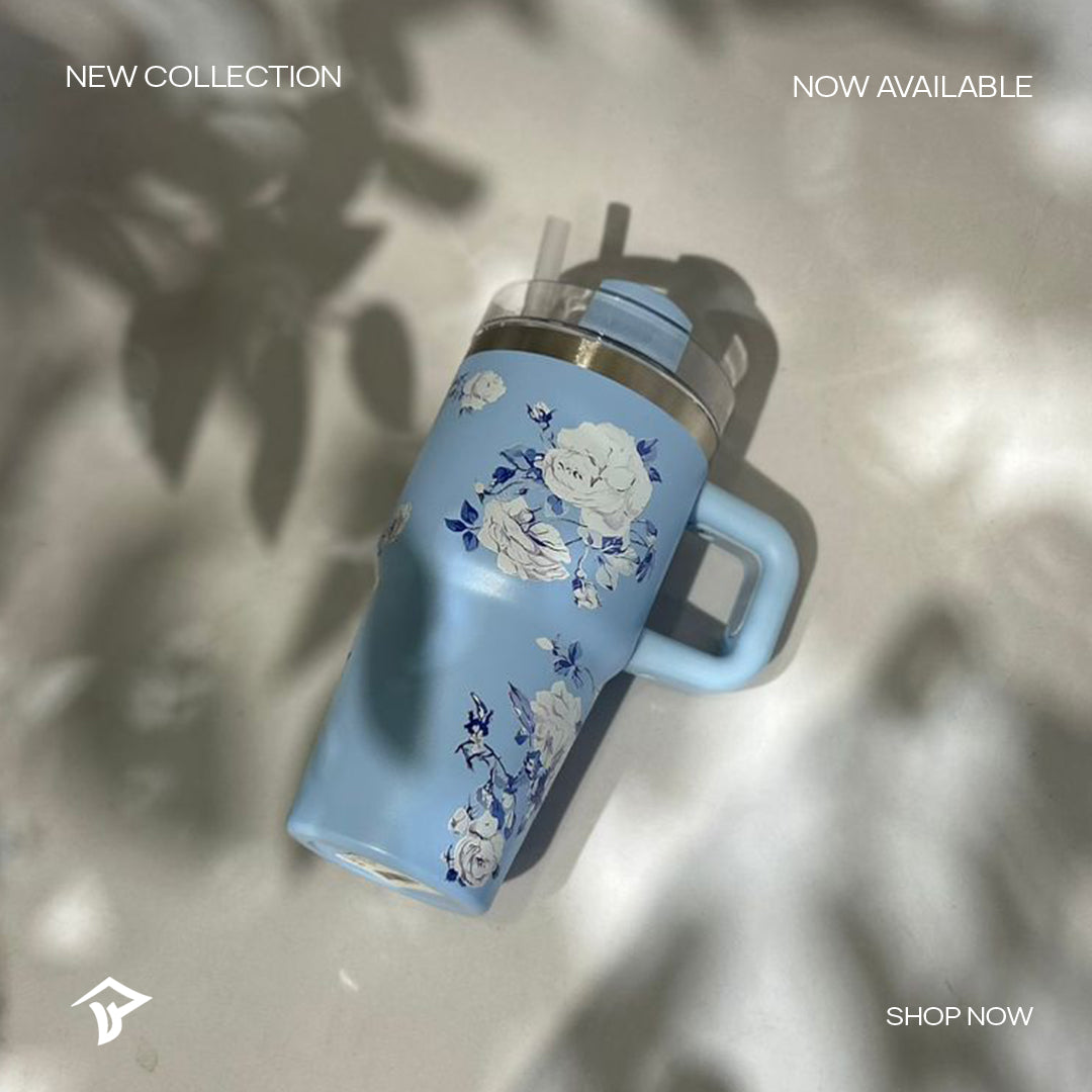 Blue Floral Mug